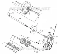 SYSTÈME DE TRANSMISSION XCF 0971643 (4938613861B007)
