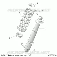 SUSPENSION ARRIERE SHOCK MOUNTING