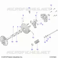 SYSTÃˆME DE TRANSMISSION, PRIMARY CLUTCH