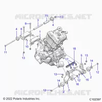 MOTEUR, MOUNTING &amp; LONG BLOCK