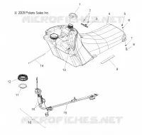 SYSTÈME D'ALIMENTATION, CARBURANT TANK ASM.