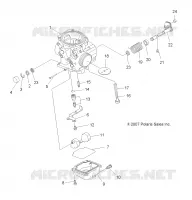MOTEUR, CARBURATEUR, LOWER