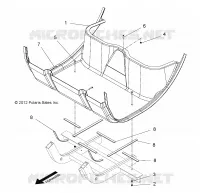 PANNEAUX DE PLANCHER, 2 PASSENGER