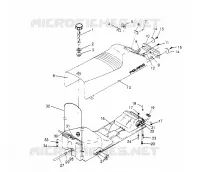 SIEGE ET RESERVOIR XLT SP 0966676 and  EUROPEAN XLT SP E966676 (4931703170A007)