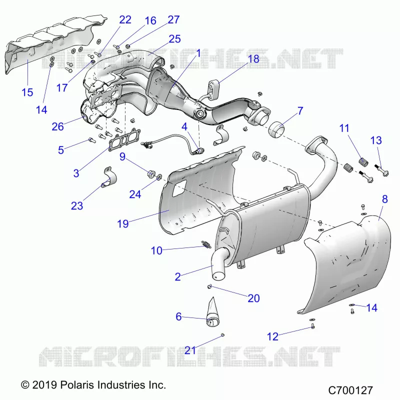 ENGINE, ECHAPPEMENT