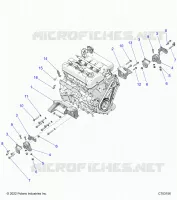 MOTEUR, MOUNTING & LONG BLOCK