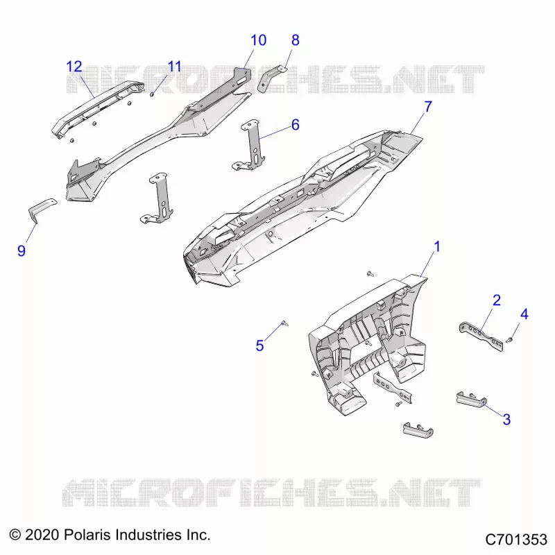 CARROSSERIE ARRIERE BUMPER