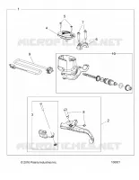 BRAKES, FRONT BRAKE LEVER AND MAITRE CYLINDRE