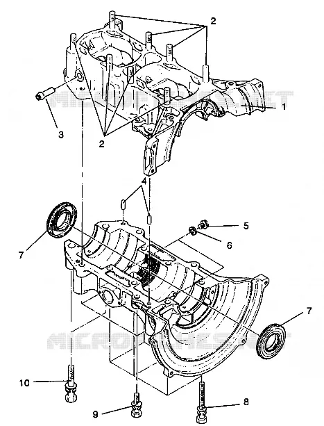 CARTERS MOTEUR ASSEMBLY TRAIL DELUXE E940262 (49273827380028)