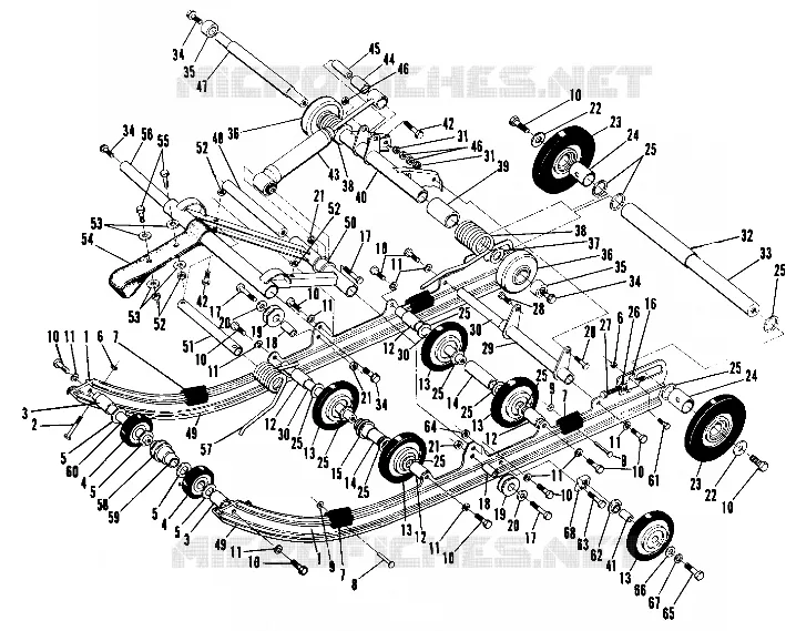 SUSPENSION ASSEMBLY NO. 1540576 (4910961096011A)