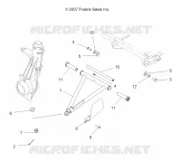 SUSPENSION, A-ARM and SUPPORT MOUNTING