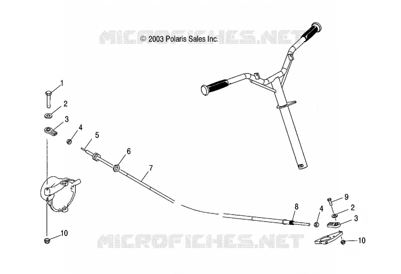 CABLE DE DIRECTION