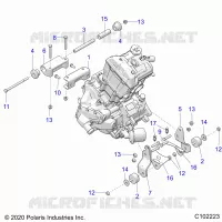 MOTEUR, MOUNTING & LONG BLOCK
