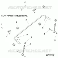 SUSPENSION AVANT STABILIZER BAR