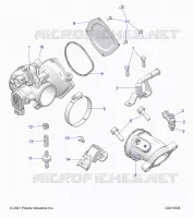 ENGINE, CORPS DE PAPILON AND FUEL RAIL
