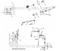 ALLUMAGE ET FAISCEAU ELECTRIQUE 500 INDY 0982764(A)(B) and EUROPEAN 500 INDY E982 (4942104210B002)
