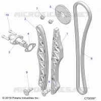 CHAINE DE DISTRIBUTION AND TENSIONER