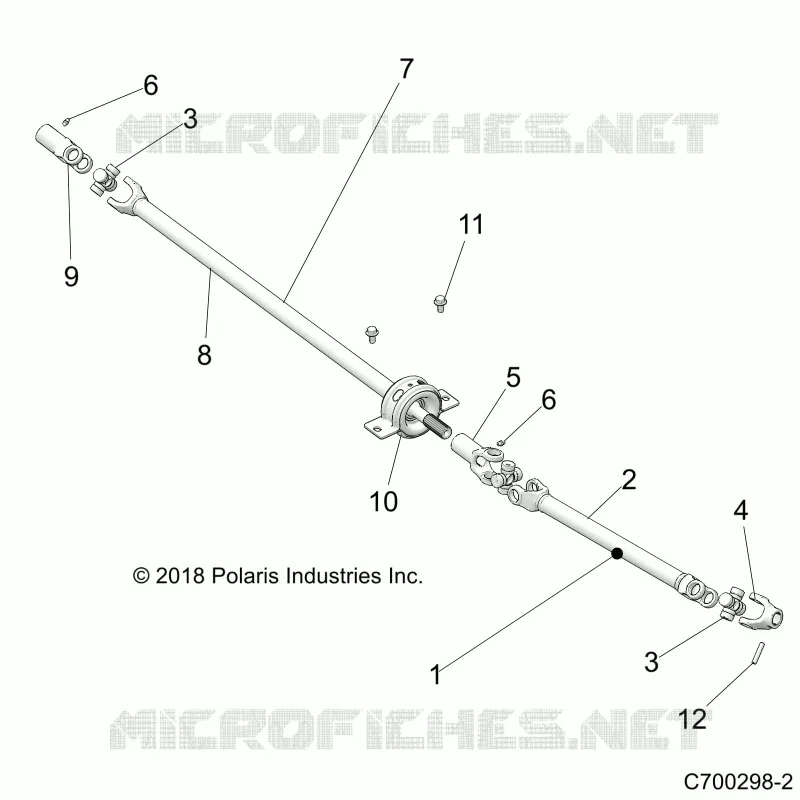 SYSTÃˆME DE TRANSMISSION, FRONT PROP SHAFT