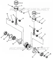 PISTON ET VILEBREQUIN LITE GT E943133 (49273527350027)