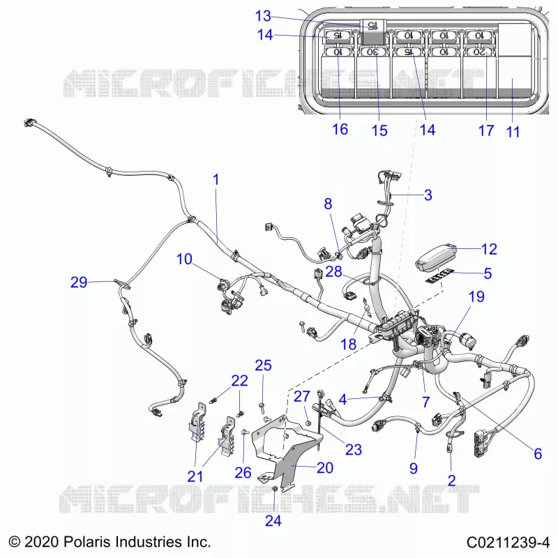 ELECTRICITE, MAIN WIRE HARNESS