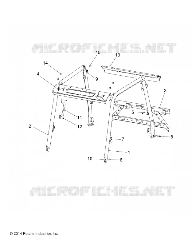 CHASSIS, CAB CADRE