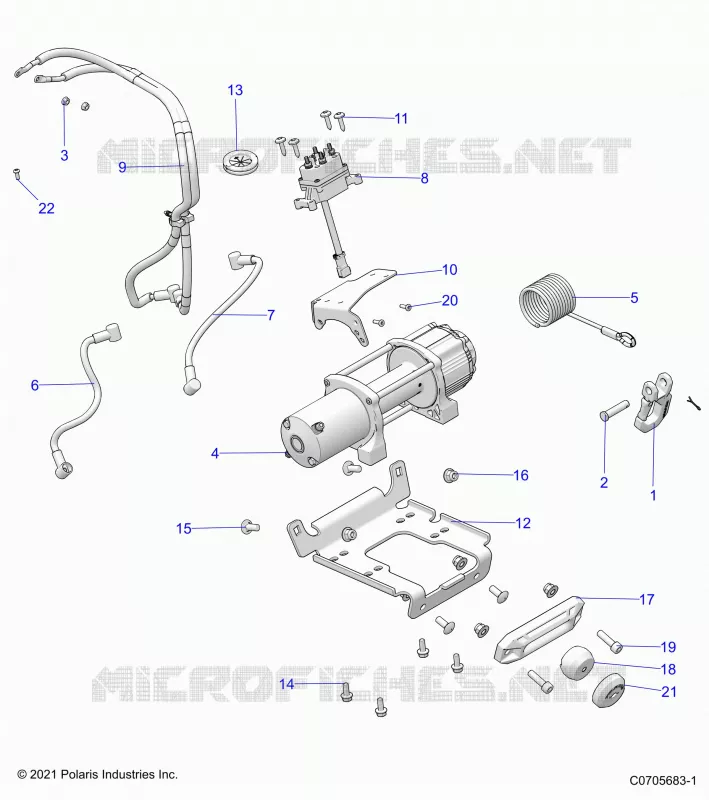 CHASSIS, TREUIL