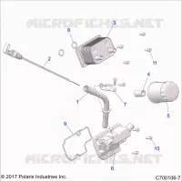ENGINE, JAUGE ET FILTRE A HUILE