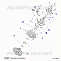 SYSTÃˆME DE TRANSMISSION, PRIMARY CLUTCH