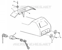 PROTECTION D'EMBRAYAGE/REFLECTOR ASSEMBLY European 440,440 SKS,500 EFI,EFI  SKS,Lite (49237723770003)
