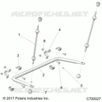 SUSPENSION, REAR BARRE STABILISATRICE