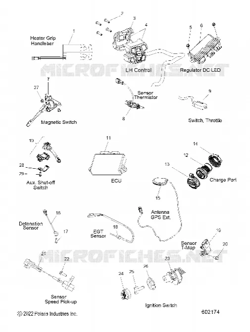ELECTRICITE, SWITCHES, SENSORS AND COMPONENTS