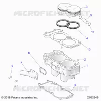 CYLINDRE AND PISTON