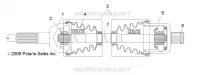 SYSTÈME DE TRANSMISSION, ARBRE DE TRANSMISSION ARRIERE