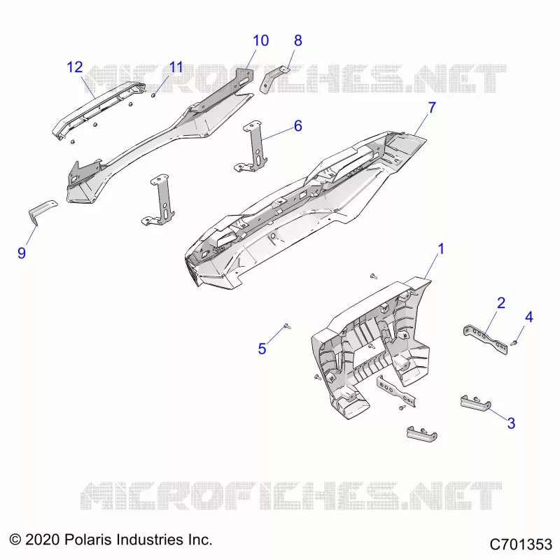 CARROSSERIE ARRIERE BUMPER