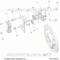 BRAKES, ETRIER DE FREIN ARRIERE