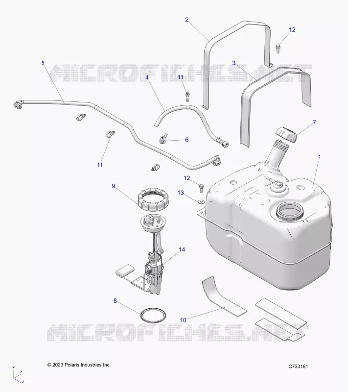 SYSTÃˆME D'ALIMENTATIONS, FUEL TANK ASM.