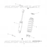 SUSPENSION, AMORTISSEUR AVANT