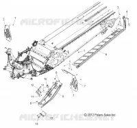CHASSIS, PROTECTION D'EMBRAYAGE AND REPOSE PIEDS