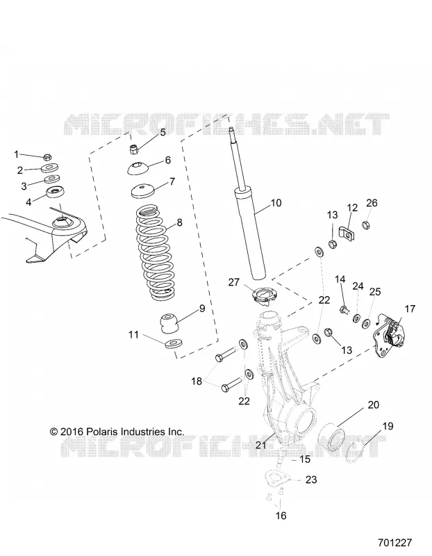SUSPENSION AVANT STRUT