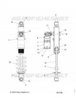 SUSPENSION, AMORTISSEUR ARRIERE TRACK
