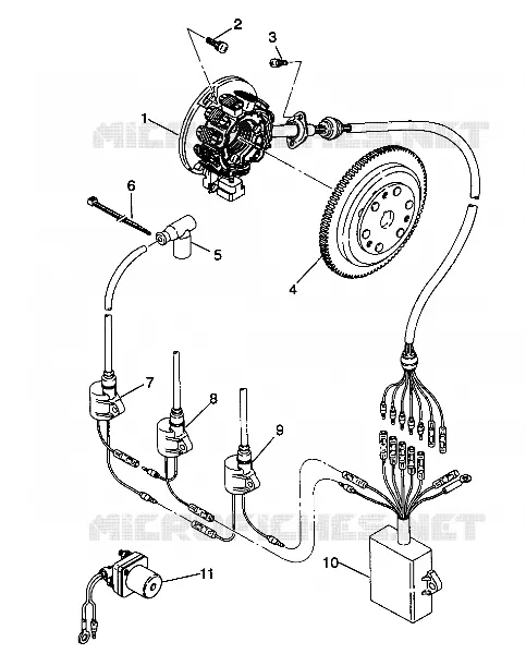 STATOR ASSEMBLY SL 650 / B934058 (4924732473027A)