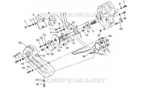 PONT/FREIN AND COUVERCLE DE CHAINEE MOUNTING SPORTSMAN 4X4 W958040 (4930403040C004)