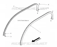TOIT RAILS, 4 PASSENGER
