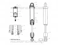 AMORTISSEUR (REAR TRACK)(M-10)