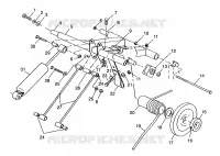 BRAS DE SUSPENSION ARRIERE 500 INDY 0982764(A)(B) AND EUROPEAN 500 INDY E982764A (4942104210B010)