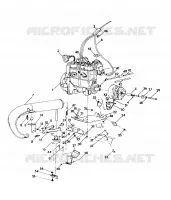 SUPPORT MOTEUR 500 SP/500 SKS (4921262126033A)