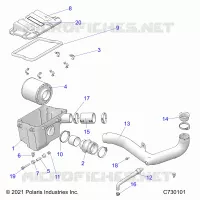 ENGINE, PRISE D'AIR SYSTEM