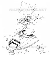CAPOT LITE GT 0953133 and  EUROPEAN LITE GT E953133 (4928922892A010)
