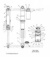 SUSPENSION, AMORTISSEUR IFS (7044288)