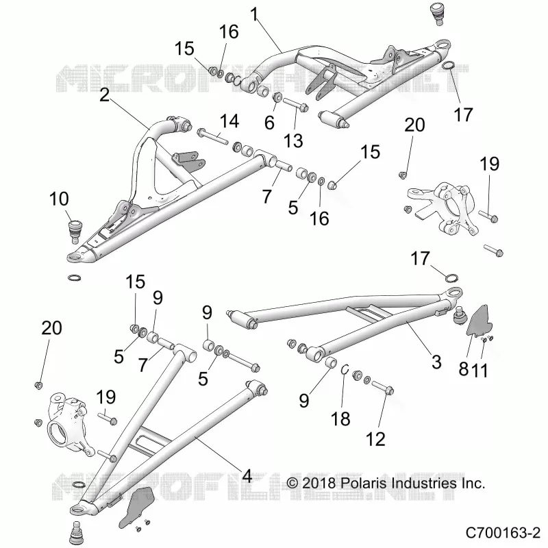 SUSPENSION AVANT CONTROL ARMS